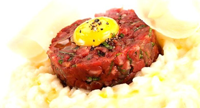 Ризотто с тар-таром