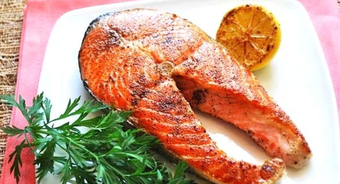 Стейк из кижуча