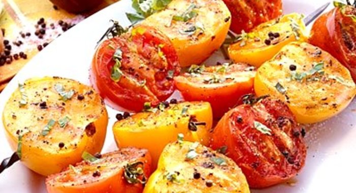 Шашлык из помидоров