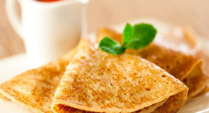 Блины с сухими дрожжами