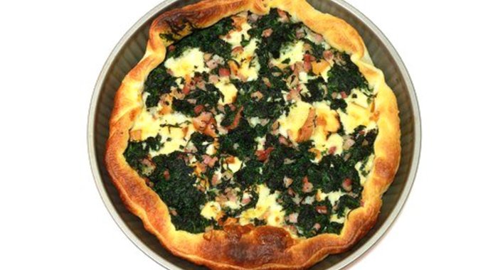 Пицца со шпинатом