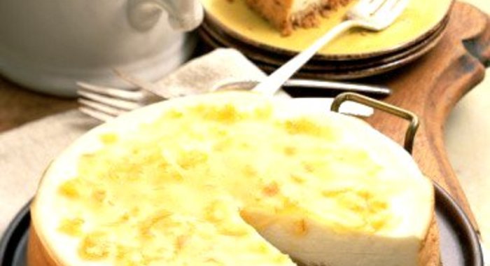 Пасхальный лимонный чизкейк