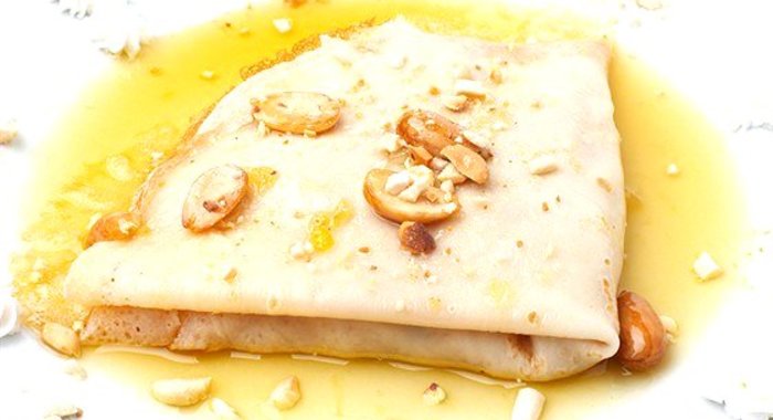 Блинчики с медом или сахаром