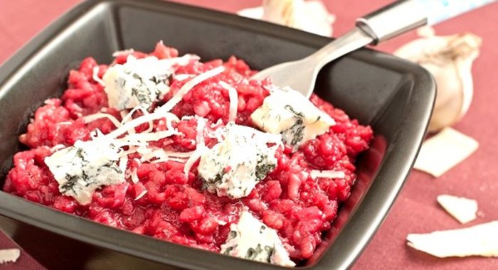 Ризотто со свёклой