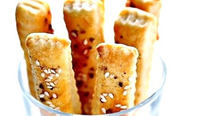 Соломка из сливочного сыра