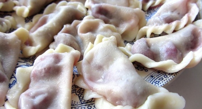 Вареники с грушей