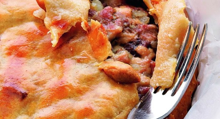 Паштет в хрустящей корочке из теста