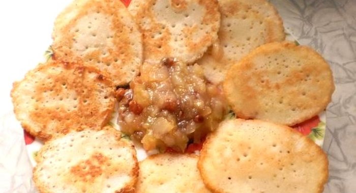 Постные оладьи