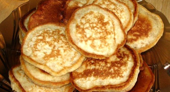 Овсяные оладьи с лимонным соком