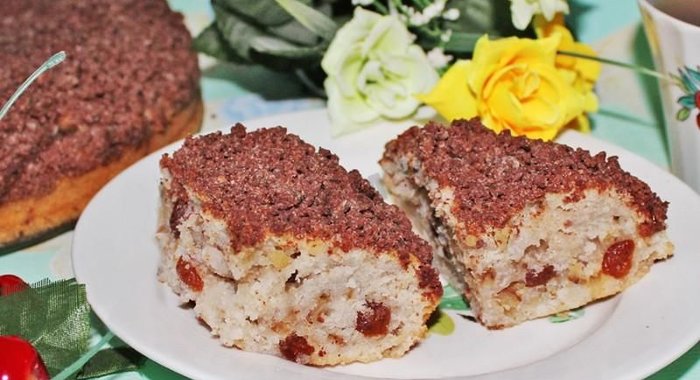 Воздушный кекс на кефире