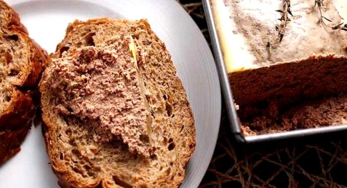 Запеченый паштет из куриной печени