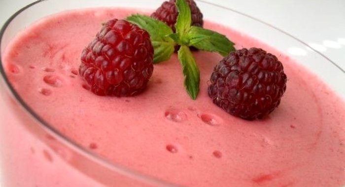 Мусс малиновый