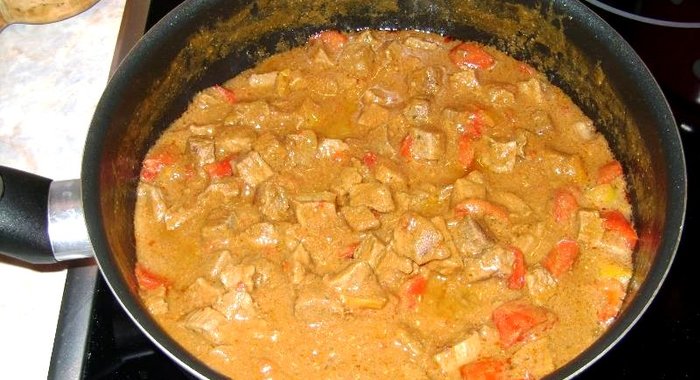 Гуляш с болгарским перцем