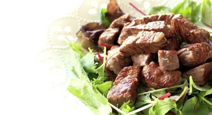 Мини-стейки из говядины с мирином по‑японски