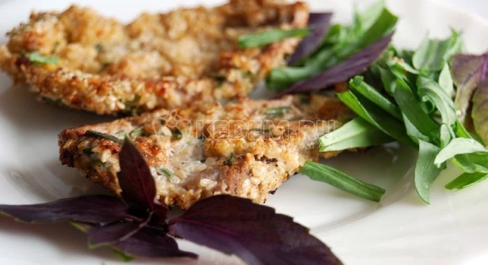 Запеканка из ливерной колбасы и белого хлеба