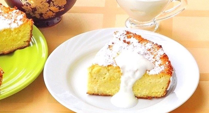 Творожная запеканка с молоком