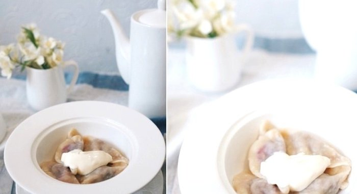 Вареники с брусникой