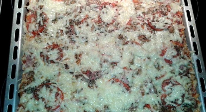 Пицца с курицей и прованскими травами