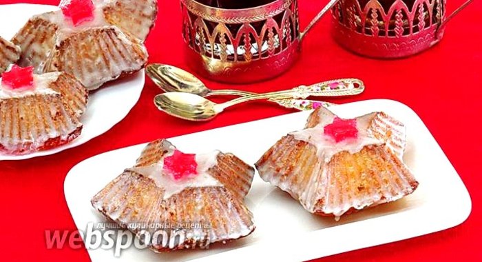 Пирожные с кокосом и цукатами