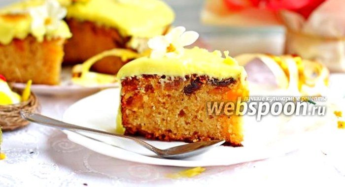 Миндальный пасхальный кулич