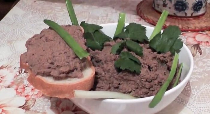 Паштет из печени индейки