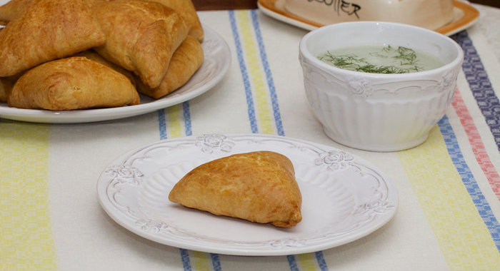 Треугольники с мясом и бульоном