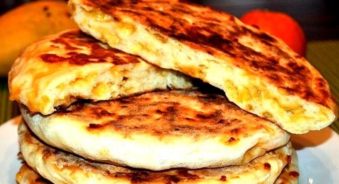 Сырные лепёшки на скорую руку