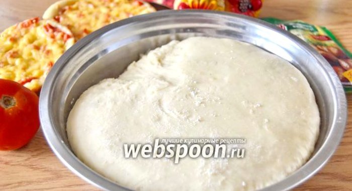 Тесто для пиццы в хлебопечке