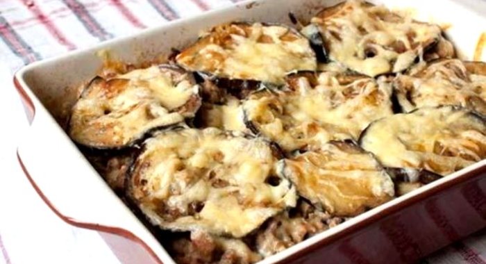 Говядина с баклажанами и кабачками