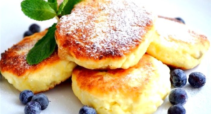 Творожные сырники с шоколадом