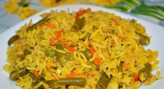 Ризотто с овощами в мультиварке