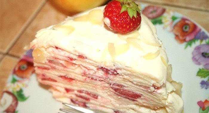 Клубничный торт