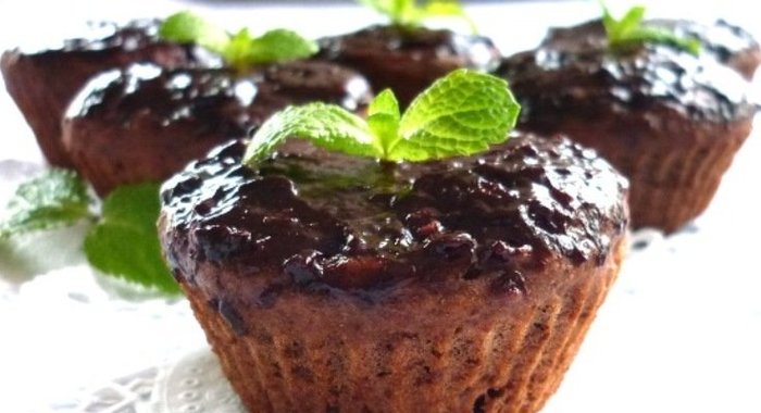 Кексы шоколадные без яиц и масла