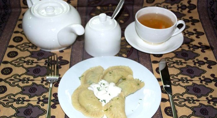 Вареники с картофелем и укропом