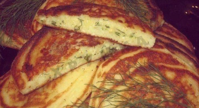 Оладьи в стиле хачапури