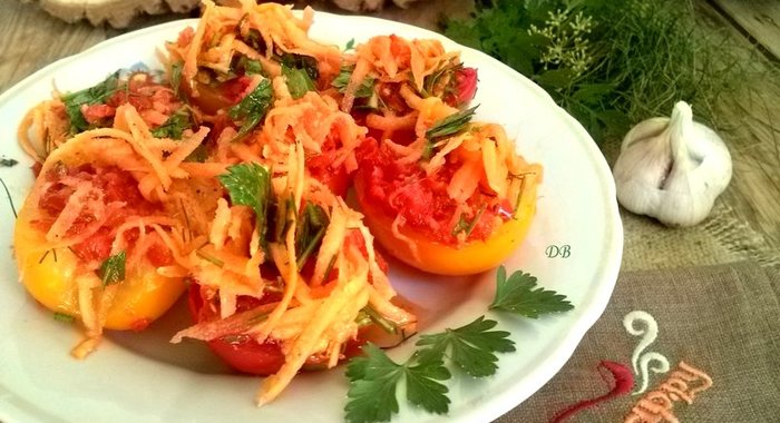 Помидоры с морковкой