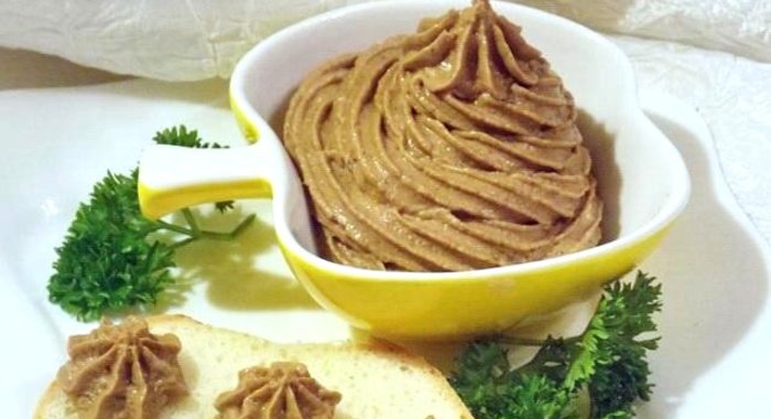 Печеночный крем с грибами