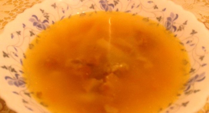 Щи на говяжьих рёбрышках