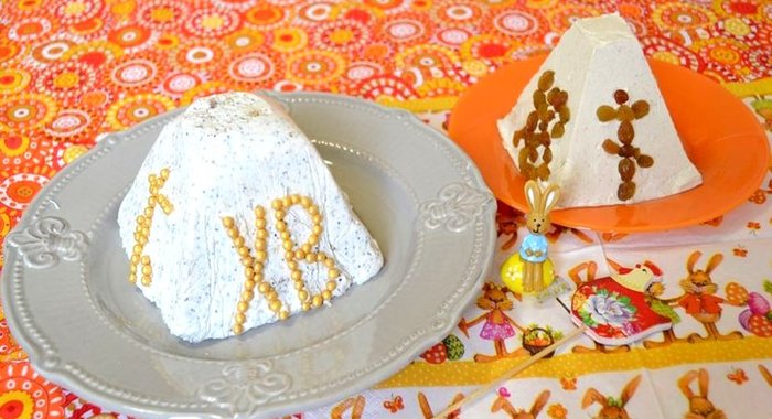 Пасха из обезжиренного творога
