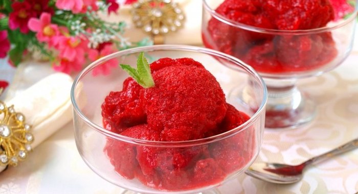 Клубничный сорбет