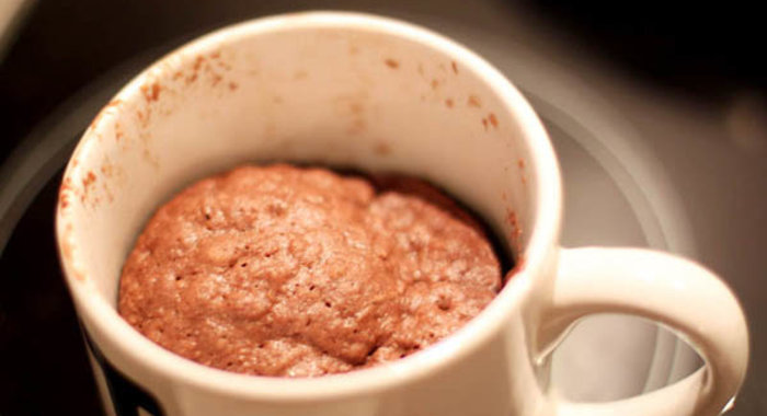 Кекс в кружке за пять минут