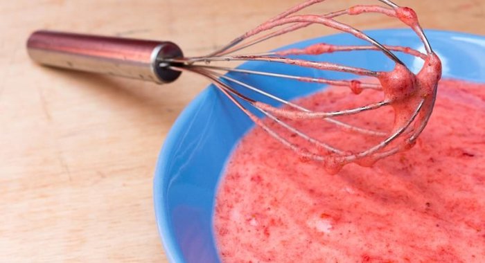 Клубничный мусс с йогуртом