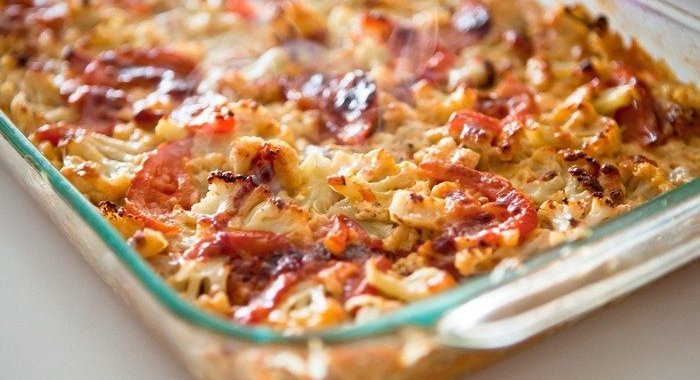 Запеканка из цветной капусты