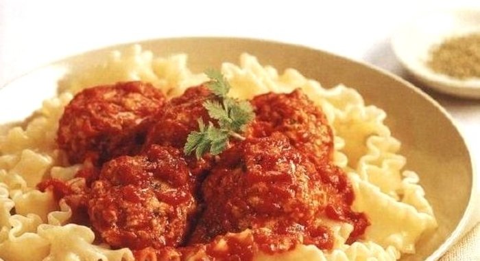 Куриные тефтели с рисом