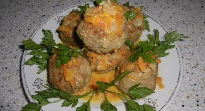 Тефтели со сметаной