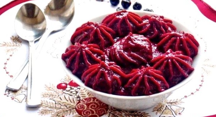 Мусс из чёрной смородины