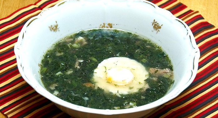 Щи из крапивы