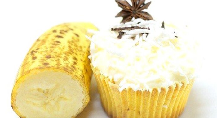 Ванильные кексы с бананом