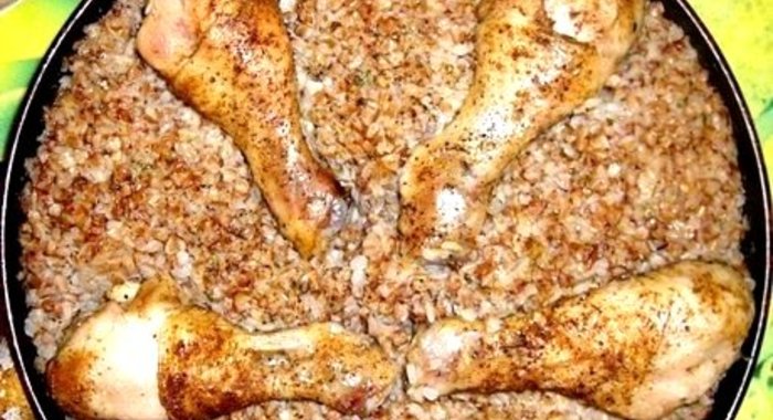 Гречка с голенью в мультиварке