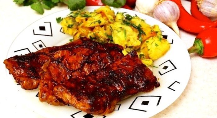 Говяжье филе в свиной сетке